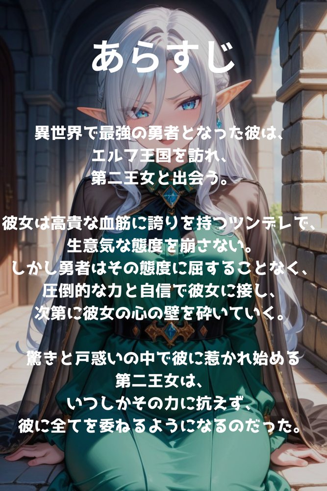 エルフ王国のお姫様がチン棒に服従した件【全Pセリフあり】【種付け転生マン】 エロ同人誌画像 009