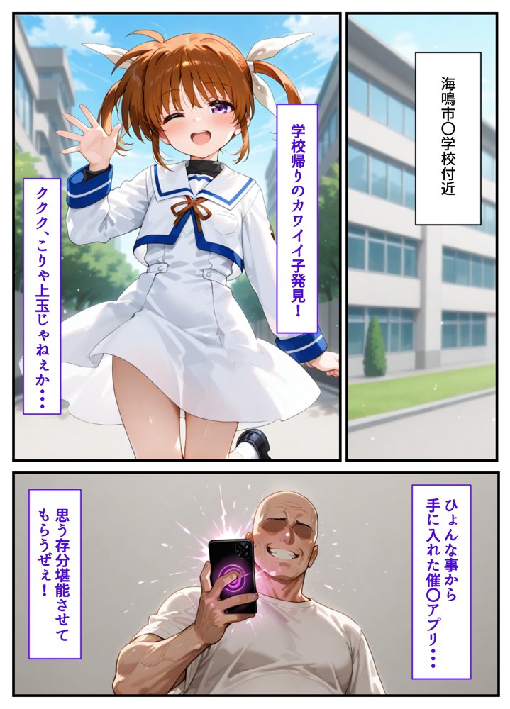 催●少女リリカルな〇は  コスプレ調教孕ませステージ【クーネル三ダース】 エロ同人誌画像 002