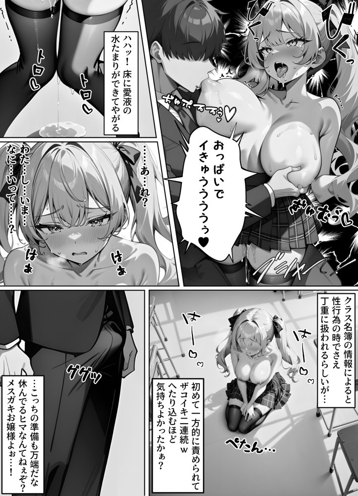 催〇クラス名簿 〜巨大財閥のメス◯キ令嬢が性処理ATM犬に堕ちる話〜【性スレイブ本舗】 エロ同人誌画像 017