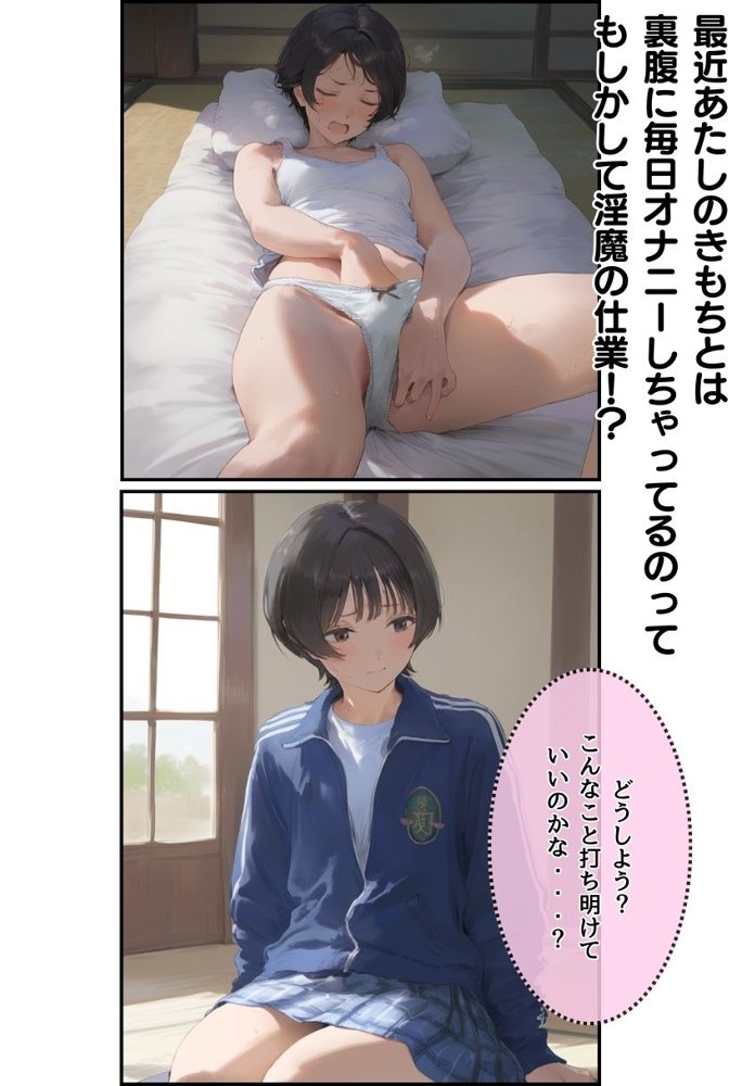 淫魔に憑かれたボーイッシュ陸上部員！毎日足ピンオナニー止まらない！絶倫和尚の中出し種付け除霊！おじさん特濃ザーメン大量注入でおまんこきもちえええええ！！【種付け出版】 エロ同人誌画像 015