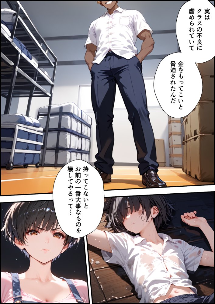 女手ひとつでボクを育ててくれた自慢の母がボクを守るためにいじめっ子の女になる話【バベル太郎】 エロ同人誌画像 004