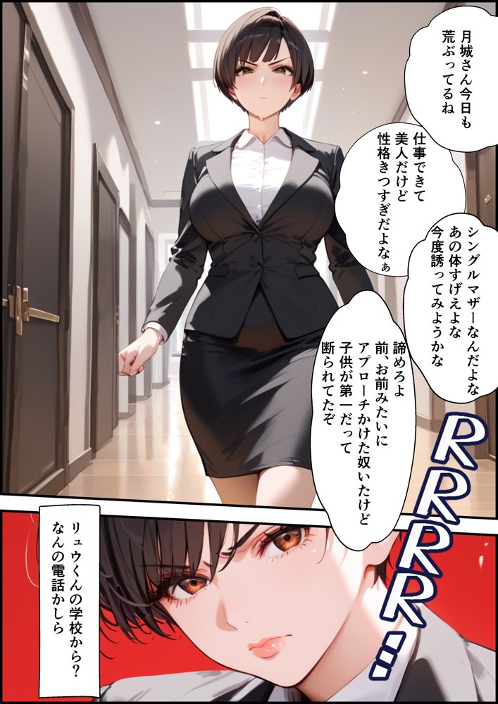 女手ひとつでボクを育ててくれた自慢の母がボクを守るためにいじめっ子の女になる話【バベル太郎】 エロ同人誌画像 009